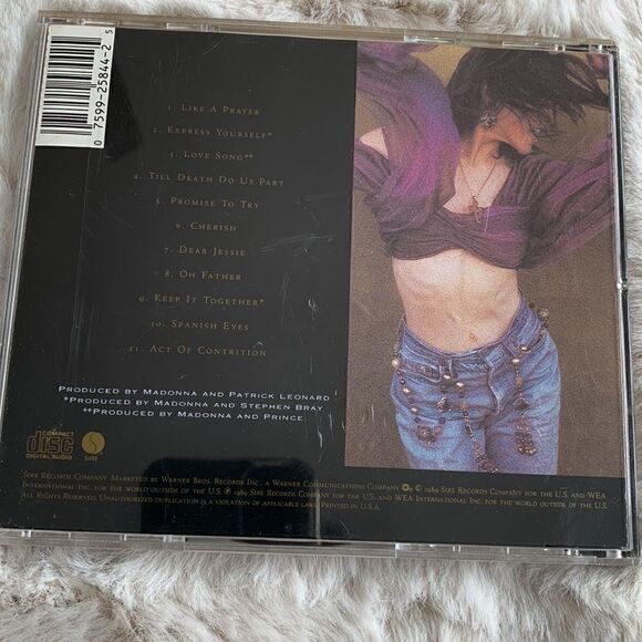 Madonna 1989 Like A Prayer 11 Tracks Pop / Dance / Gospel Influences Album CD - Picture 4 of 5